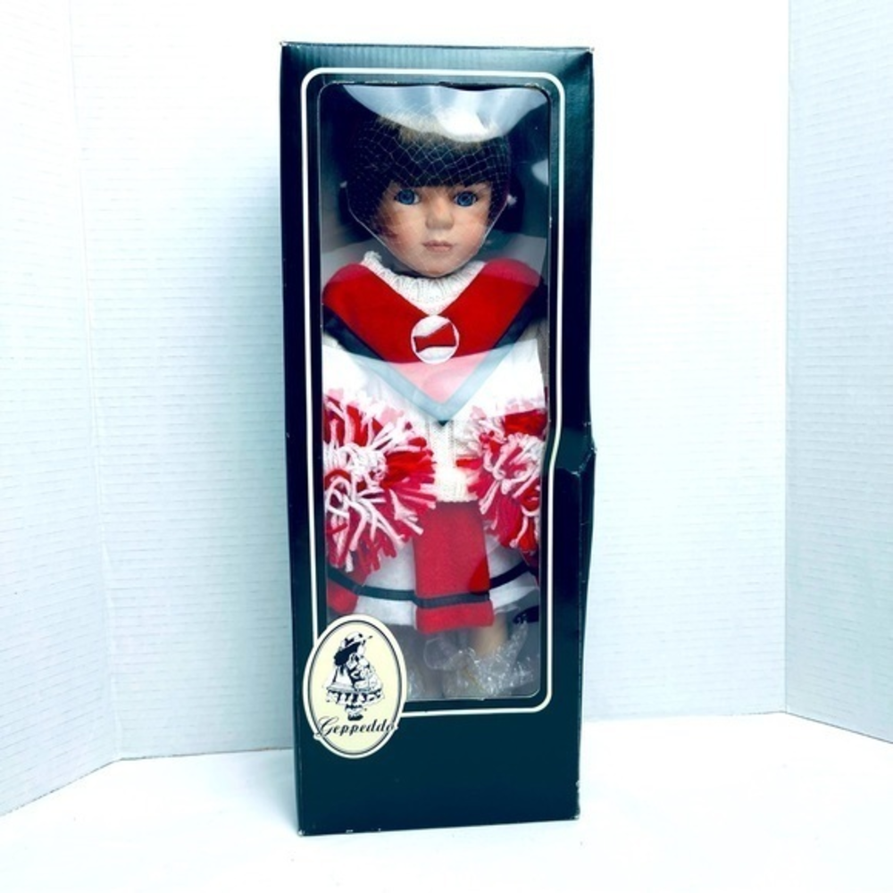 Fairytale series by Geppeddo Porcelain Doll Cheerleader InBox  Everything wrap’d